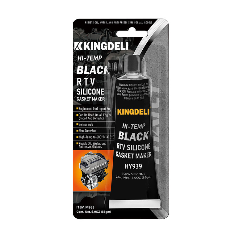 명백한 검은 회색과 탄력적 오래가는 가스킷 제조사 실리콘 밀봉제