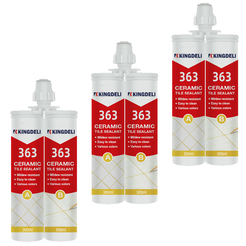 이중 구성물 에폭시 기반을 둔 그라우트 밀봉기 크리스탈 클리어 색상 방수